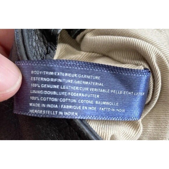 American Leather Co. Leather Bag SMALL Cross Body Black Classic Boho - Picture 10 of 14